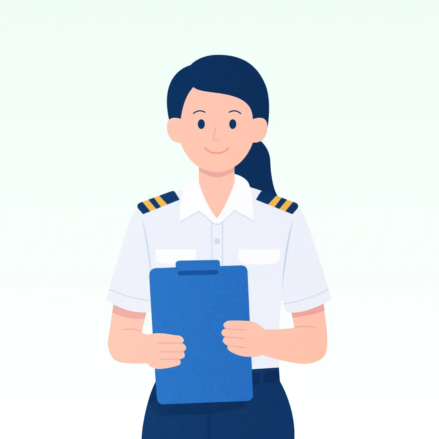 航海士のイラスト